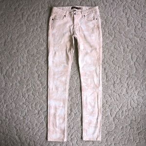 Paige Skyline Skinny Jeans 28 Alma Tie Dye